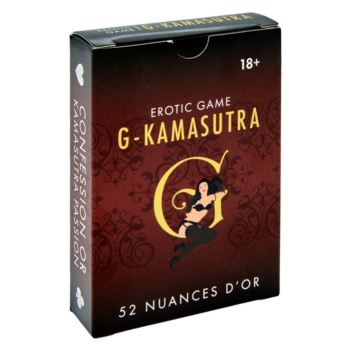 G KAMA SUTRA JEU DE CARTES 52 NUANCES D'OR