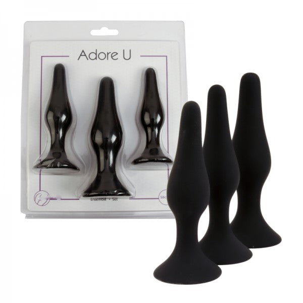 ADORE U LYDIA TRIO BUTT PLUGS