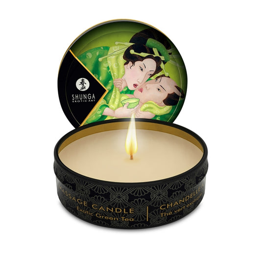 SHUNGA MINI CHANDELLE A MASSAGE THE VERT EXOTIQUE
