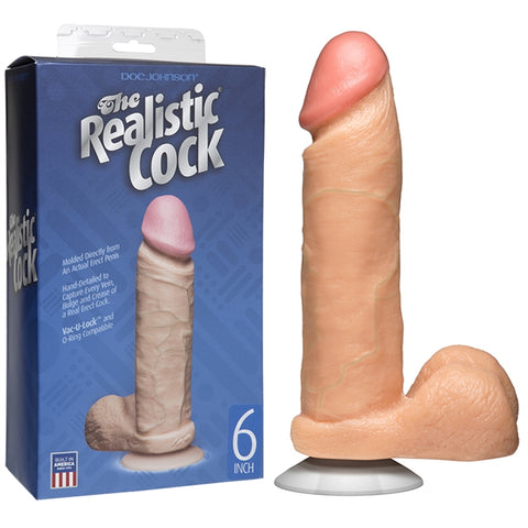 THE REALISTIC COCK 6" FLESH