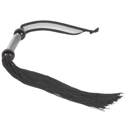 FOUET NOIR SILICONE 22''