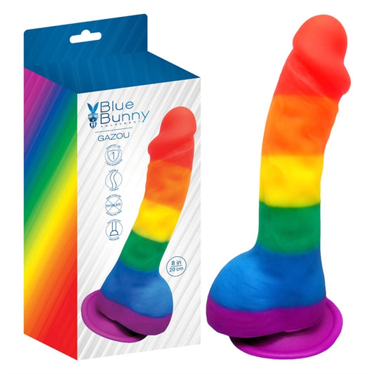 GAZOU DILDO ARC-EN-CIEL