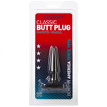 CLASSIC BUTT PLUG 4.5" BLACK SMALL